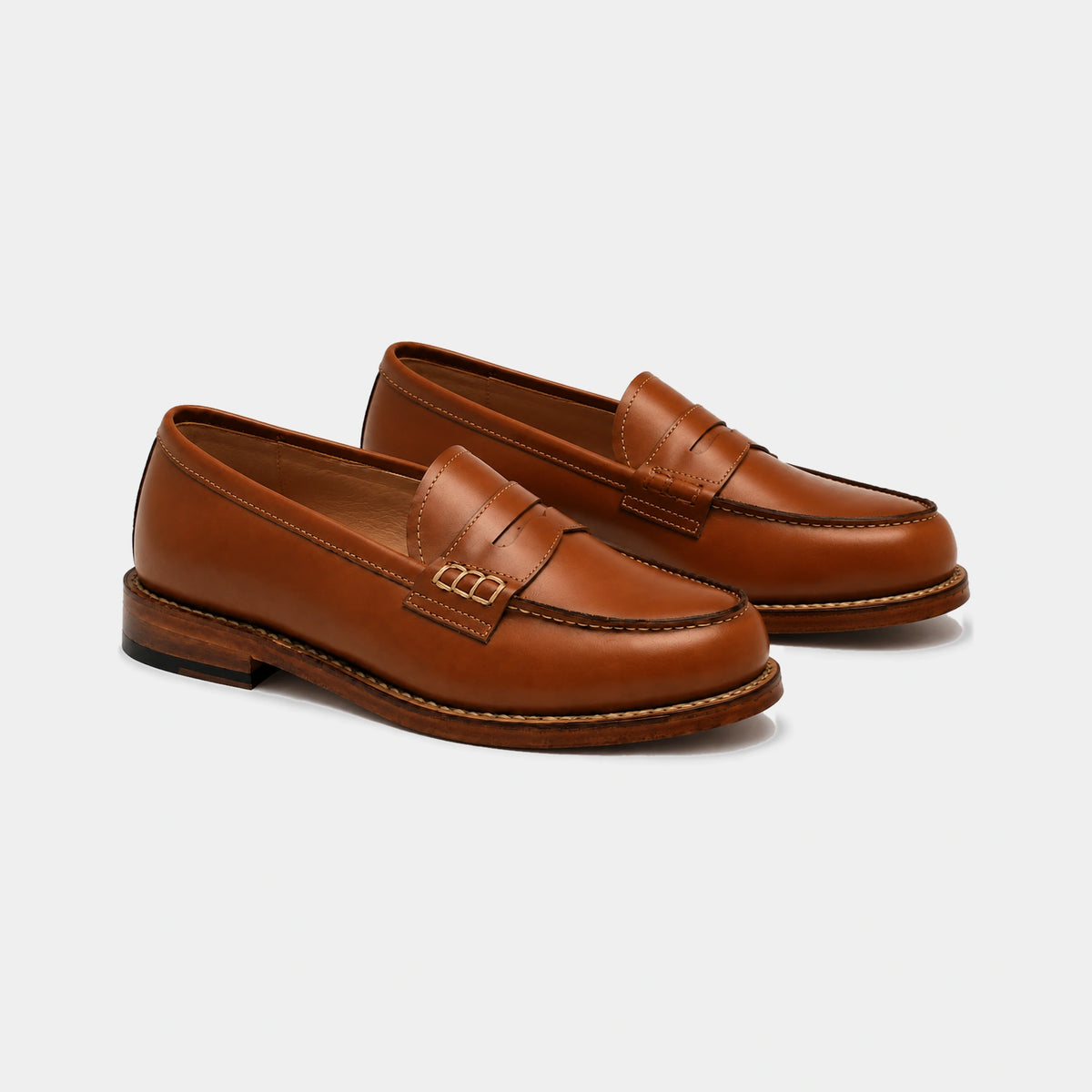 Woman College Loafer – Box Calf Leather