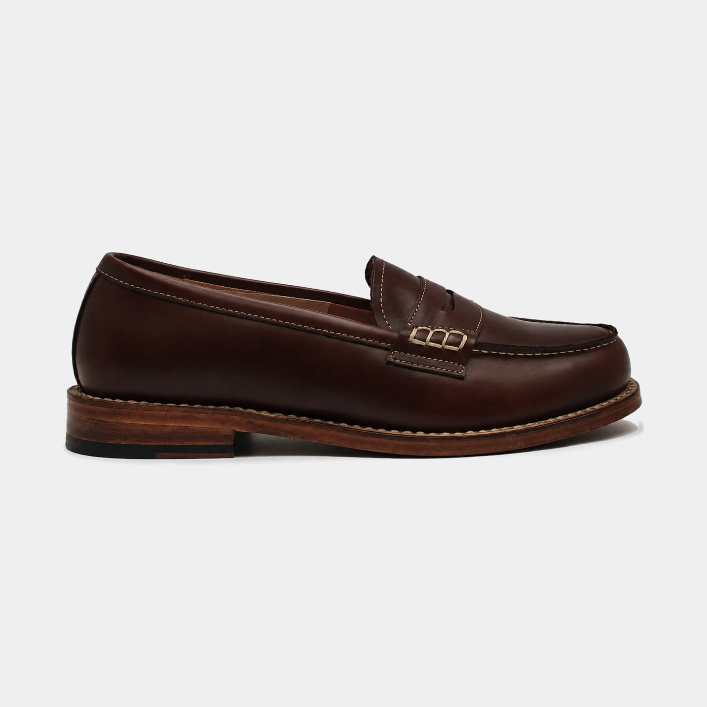 Woman College Loafer – Box Calf Leather