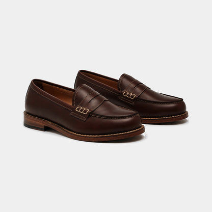 Woman College Loafer – Box Calf Leather