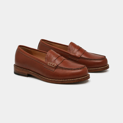 Woman College Loafer – Box Calf Leather