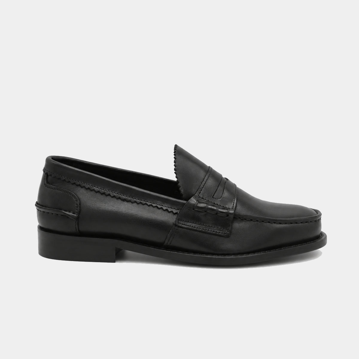 Woman Penny Loafer – Box Calf Leather