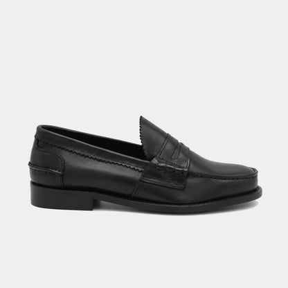 Woman Penny Loafer – Box Calf Leather
