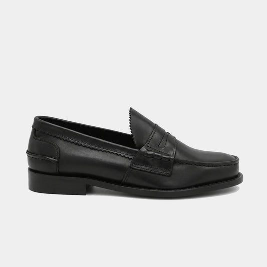 Woman Penny Loafer – Box Calf Leather