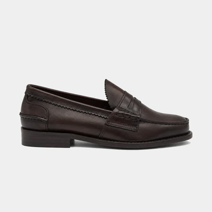 Woman Penny Loafer – Box Calf Leather
