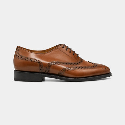 Woman Full Brogue – Box Calf Leather