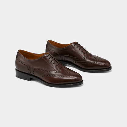 Woman Full Brogue – Box Calf Leather