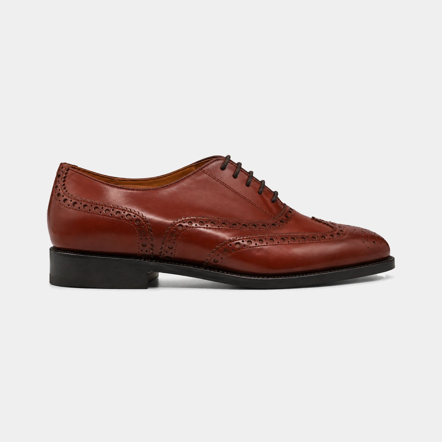 Woman Full Brogue – Box Calf Leather
