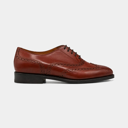 Woman Full Brogue – Box Calf Leather