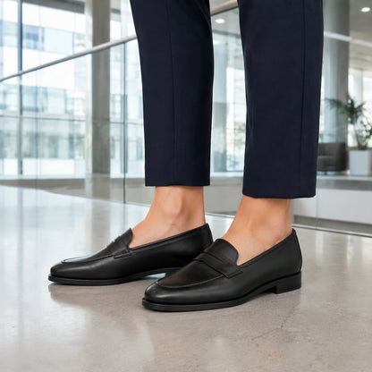 Woman Lewis Loafer – Box Calf Leather