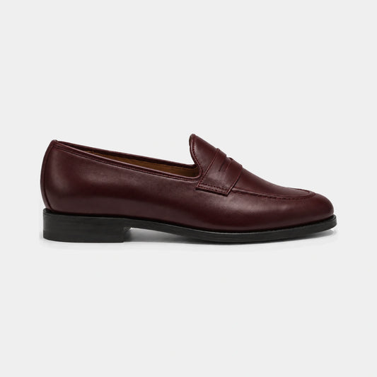 Woman Lewis Loafer – Box Calf Leather – side view