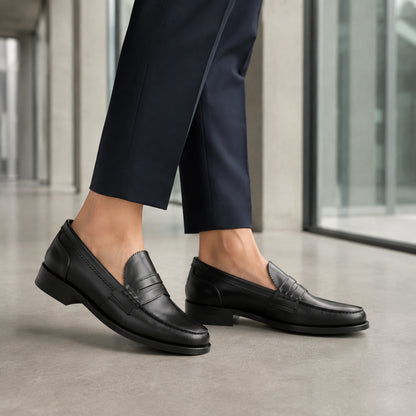 Woman Penny Loafer Goodyear  – Box Calf Leather