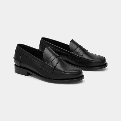 Woman Penny Loafer Goodyear  – Box Calf Leather