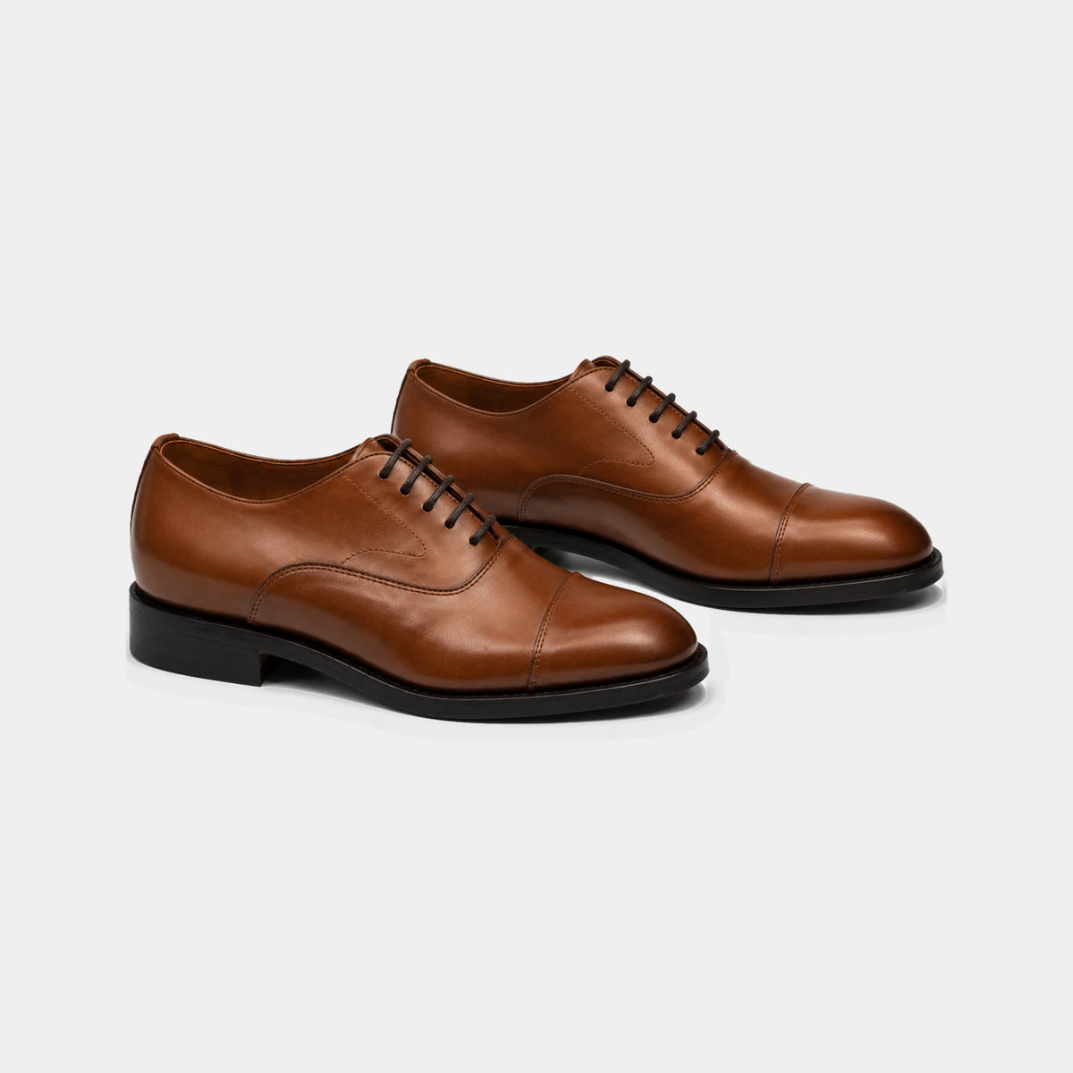 Woman Oxford Cap Toe – Box Calf Leather