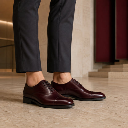 WOMAN OXFORD CAP TOE POLISHED GOODYEAR