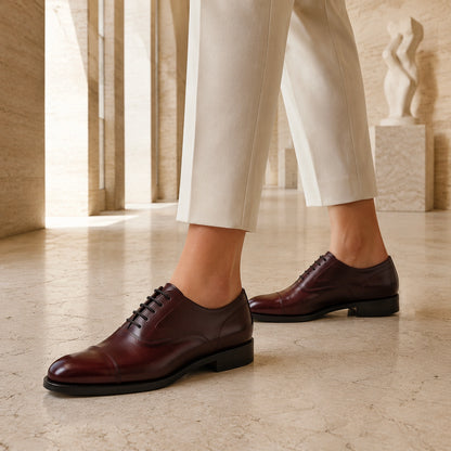 WOMAN OXFORD CAP TOE ROIS GOODYEAR