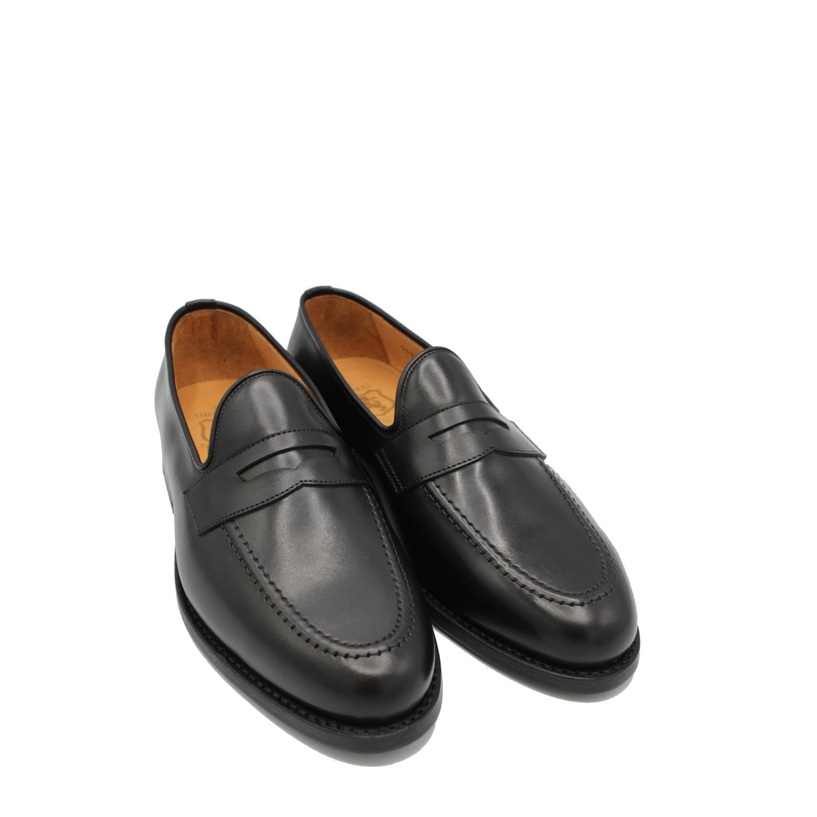 ARRAN GENOVA LOAFER BLACK CALF - Saxone of Scotland