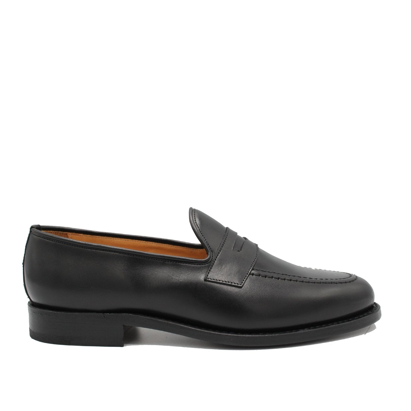 ARRAN GENOVA LOAFER BLACK CALF - Saxone of Scotland