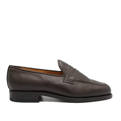 ARRAN GENOVA LOAFER DARK WALNUT CALF - Saxone of Scotland