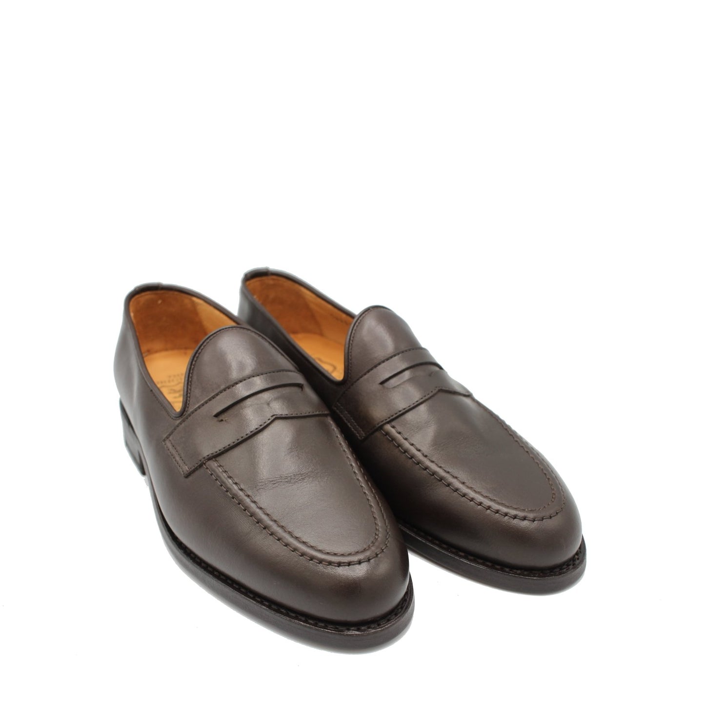 ARRAN GENOVA LOAFER DARK WALNUT CALF - Saxone of Scotland