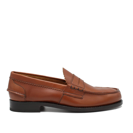 ARRAN LOAFER 1407/40 REDWOOD CALF - Saxone of Scotland