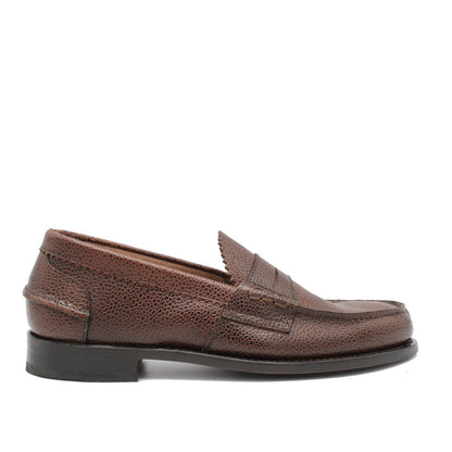 ARRAN LOAFER 1407/74 BROWN GRAIN - Saxone of Scotland