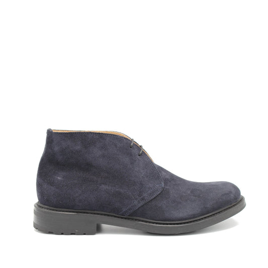 HIGHLAND BOOT NAVY SUEDE - Saxone of Scotland