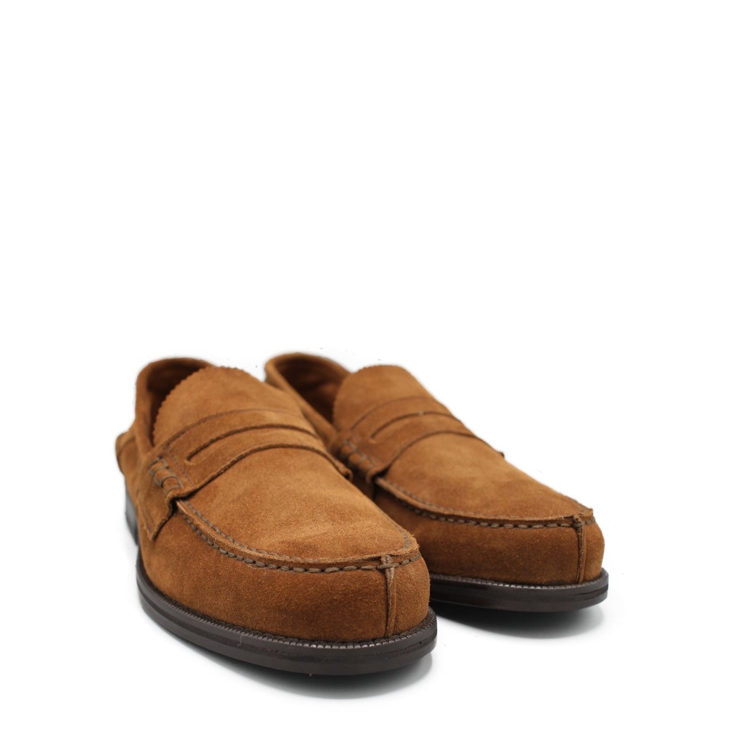 PENNY LOAFER TOBACCO SUEDE - Saxone of Scotland